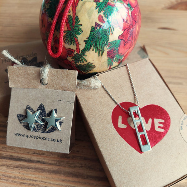 Lola - Sterling Silver Star Stud Earrings