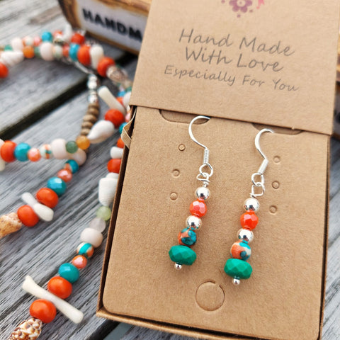 Taylor - Sterling Silver Bead Earring