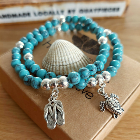 Jodie - Handmade Natural Stone Bead Bracelet