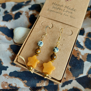 Orla - Handmade Star Gemstone Earring