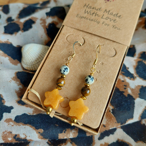 Orla - Handmade Star Gemstone Earring