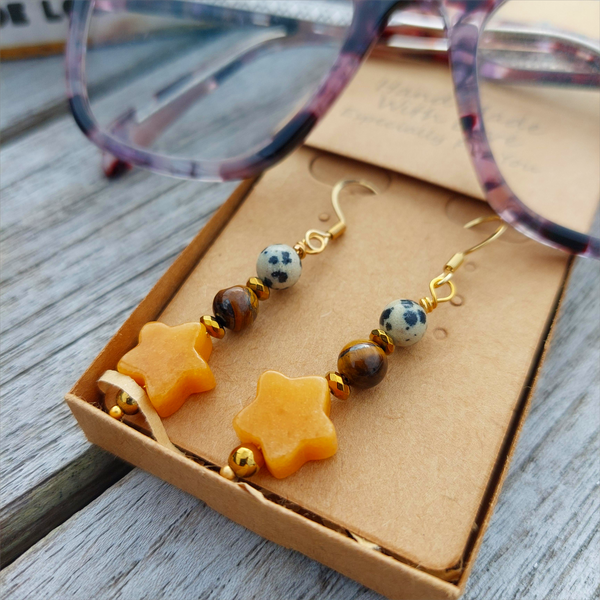 Orla - Handmade Star Gemstone Earring
