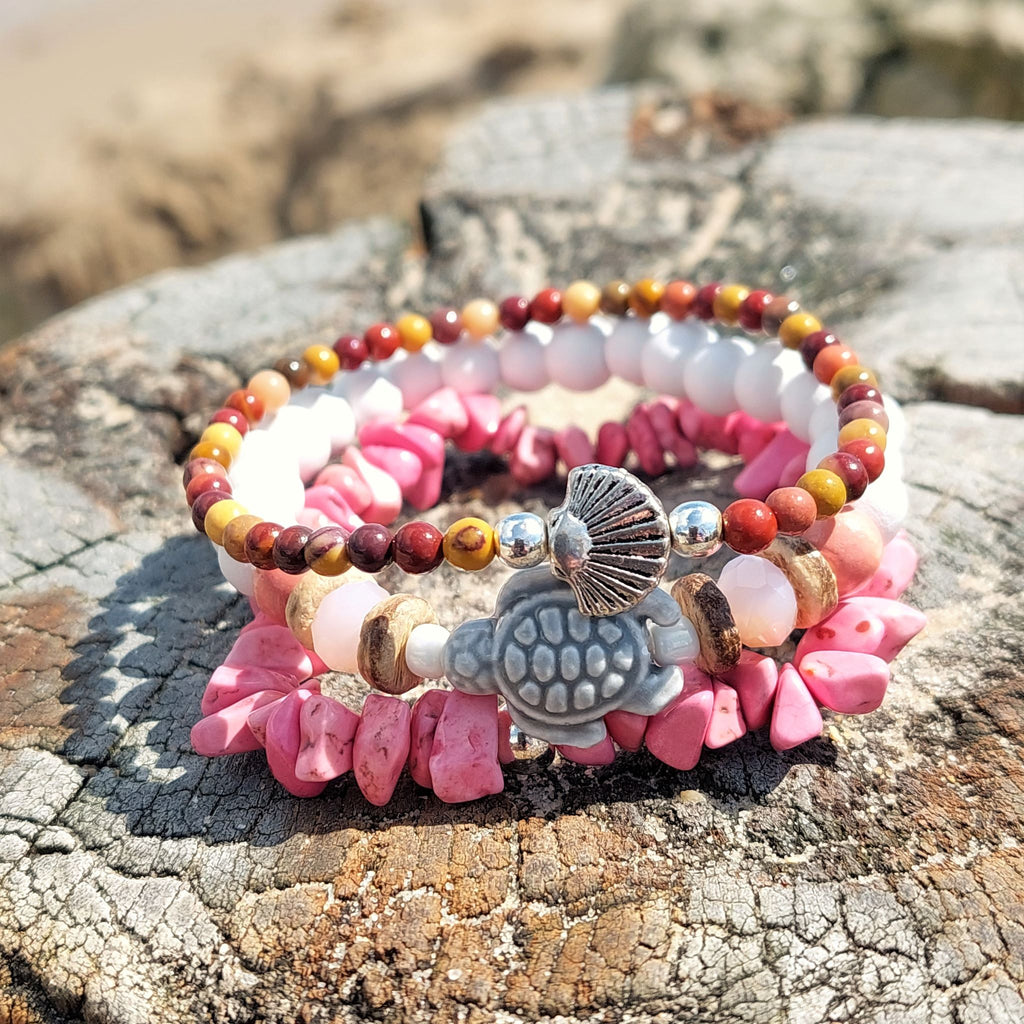 Beachcomber - Collection of 3 Handmade Bracelets – Quay Pieces